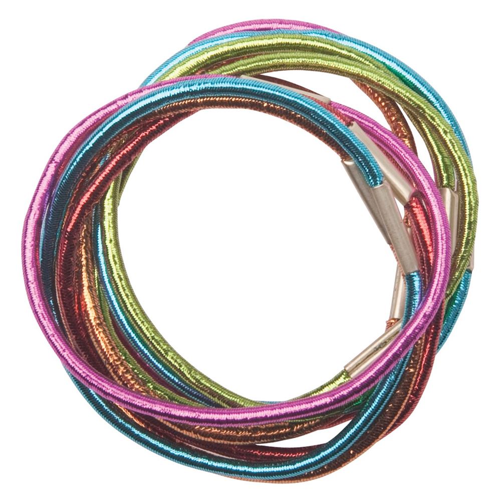 Dewal Professional Аксессуары для волос RE040/RE041/RE042/RE043 Резинки для волос блестящие Midi  Резинки для волос блестящие Midi, упаковка 10 штук