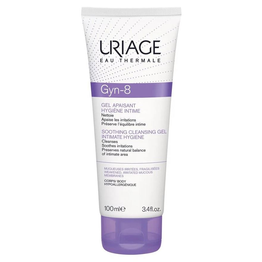Uriage GYN GYN-8 Soothing Cleansing Gel Intimate Hygiene ЖИН-8 Успокаивающий гель для интимной гигиены ЖИН-8