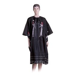 AP10A35-D1 Пеньюар для стрижки "Египет", с прорезями для рук, 124х146 см