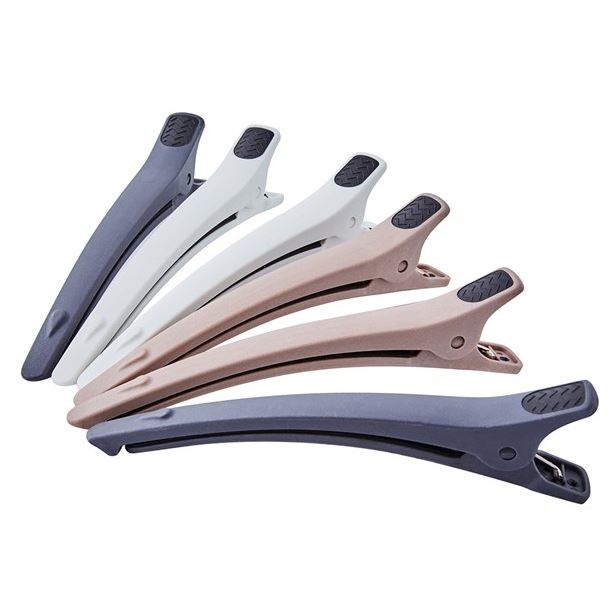 Dewal Professional Аксессуары для волос JB-0033 Зажим для волос карбоновый  12 см Зажим для волос карбоновый, цветной, 12 см, упаковка 6 штук