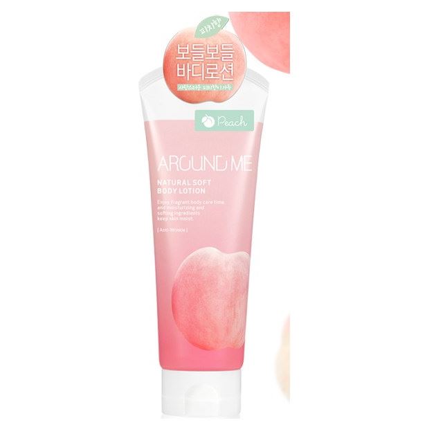 Welcos Skin Care Around Me Natural Soft Body Lotion Peach Лосьон для тела