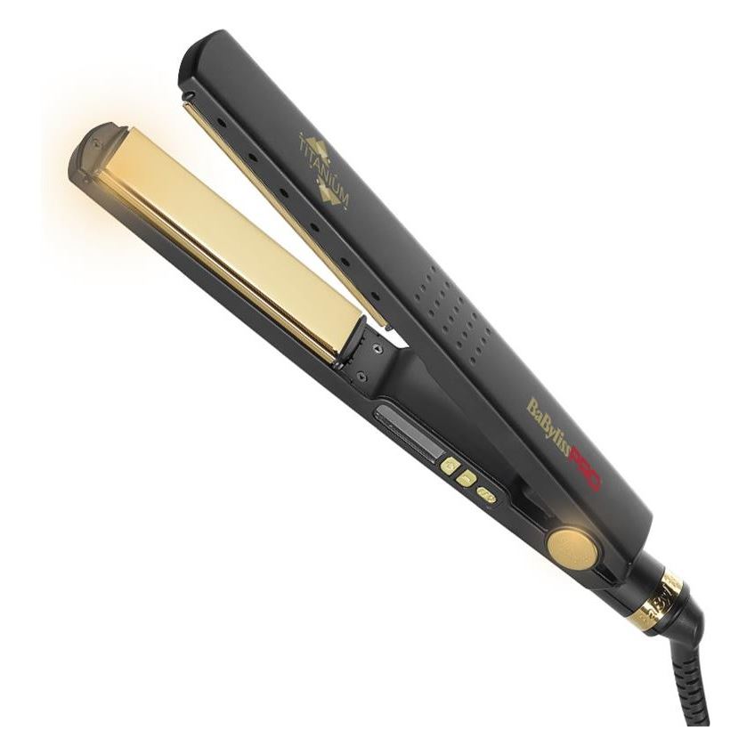BaByliss Щипцы BAB3091BKTE Titanium Ionic Straightener Щипцы-выпрямители с титановыми пластинами Titanium Ionic черные Щипцы-выпрямители с титановыми пластинами Titanium Ionic черные
