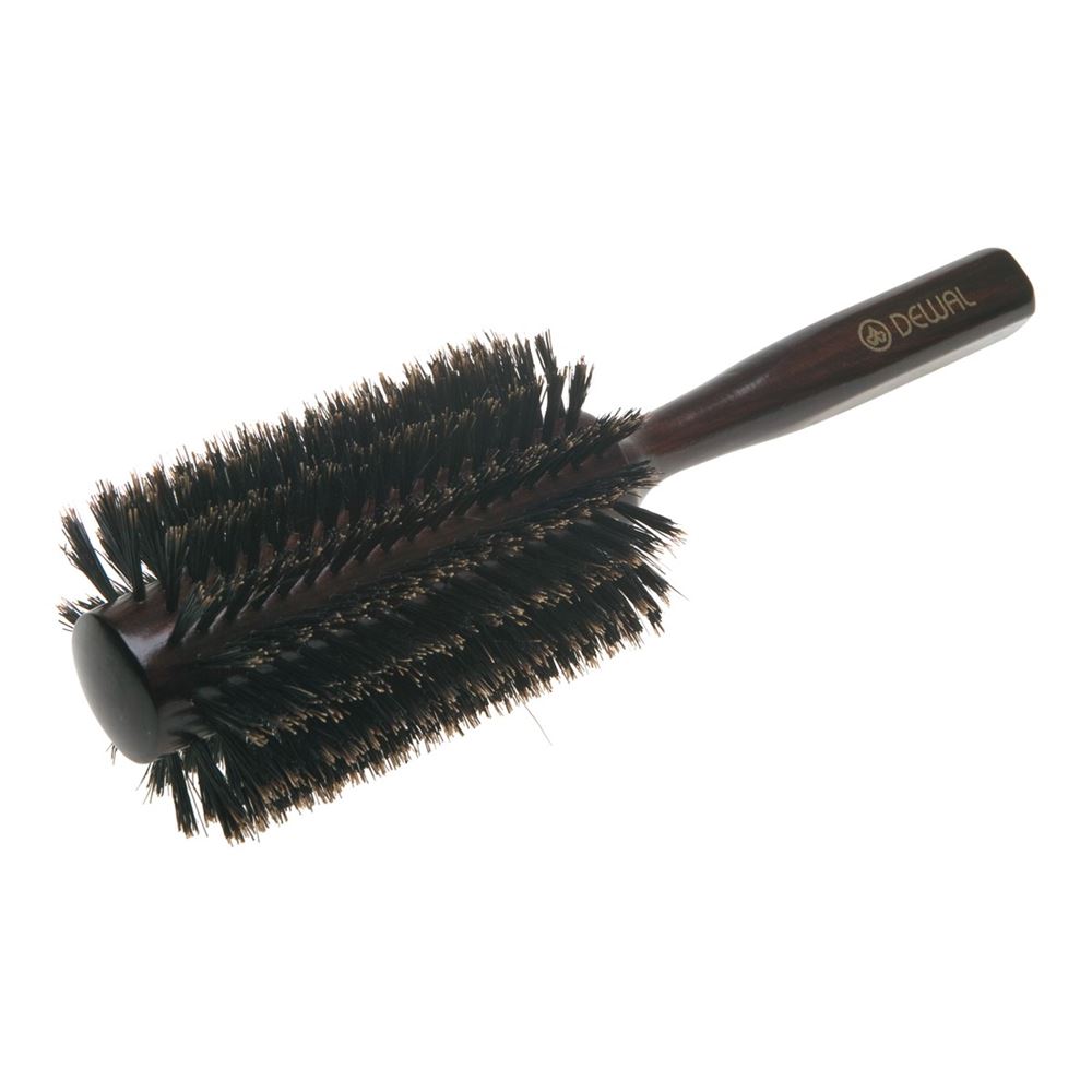 Dewal Professional Брашинги, щетки, расчески BRT1216 Брашинг DEWAL деревянный, с нат.щетиной темный d 28/64 мм  Брашинг DEWAL деревянный, с нат.щетиной темный d 28/64 мм 