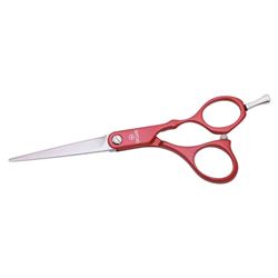 M31955-RD Парикмахерские  ножницы COLOUR STEP прямые 5.5", цвет красный