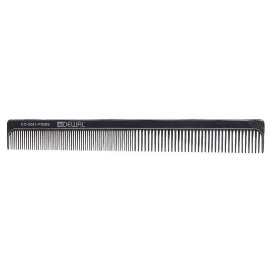 Dewal Professional Брашинги, щетки, расчески CO-0081-PRIME Расческа рабочая DEWAL PRIME комбинированная, черная 18 см  Расческа рабочая DEWAL PRIME комбинированная, черная 18 см