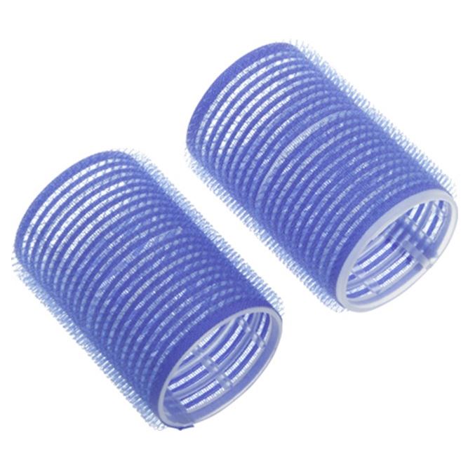 Dewal Professional Бигуди и коклюшки R-VTR9 Бигуди-липучки, диаметр 16 мм Бигуди-липучки, диаметр 16 мм, синие, упаковка 12 штук