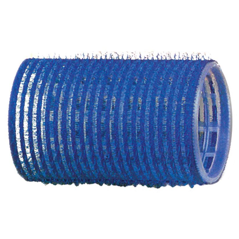 Dewal Professional Бигуди и коклюшки R-VTR3 Бигуди-липучки, диаметр 40 мм Бигуди-липучки, диаметр 40 мм, синие, упаковка 12 штук