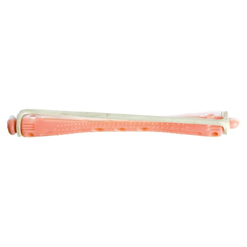 Dewal Professional Бигуди и коклюшки RWL8 Коклюшки длинные 6.5 мм  Коклюшки длинные 6.5 мм, бело-розовые, упаковка 12 штук