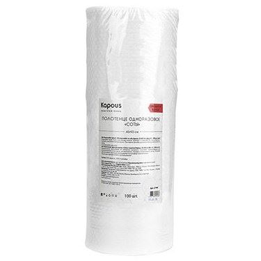 Kapous Professional Accessories  Полотенце одноразовое соты в рулоне 45*90 cм, 50 г/м2 Полотенце одноразовое соты в рулоне 45*90 cм, 50 г/м2, 100 шт/уп - уп.