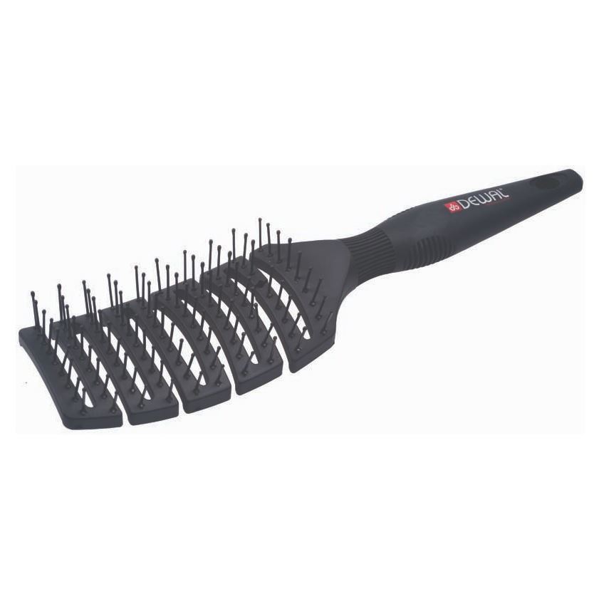 Dewal Professional Брашинги, щетки, расчески BRZ102 Щетка туннельная серия"New Flexi" 9 рядов  Щетка туннельная с антистатическим покрытием, нейлоновый штифт, 9 рядов