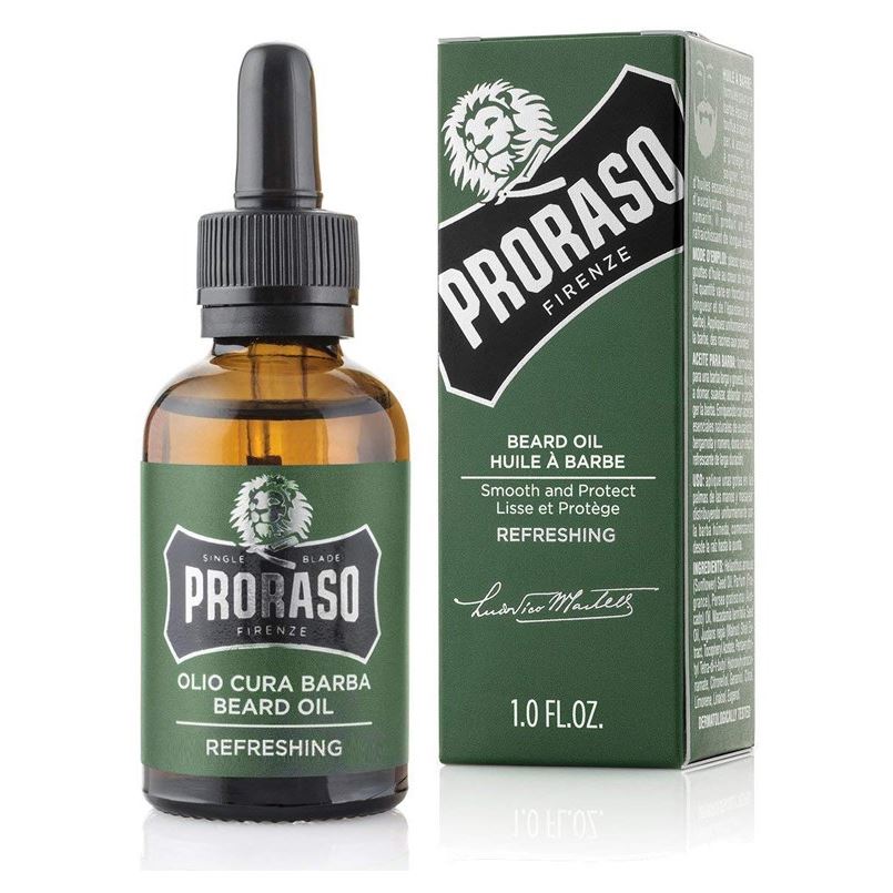 Proraso Green Beard Oil Refreshing Масло для бороды освежающее