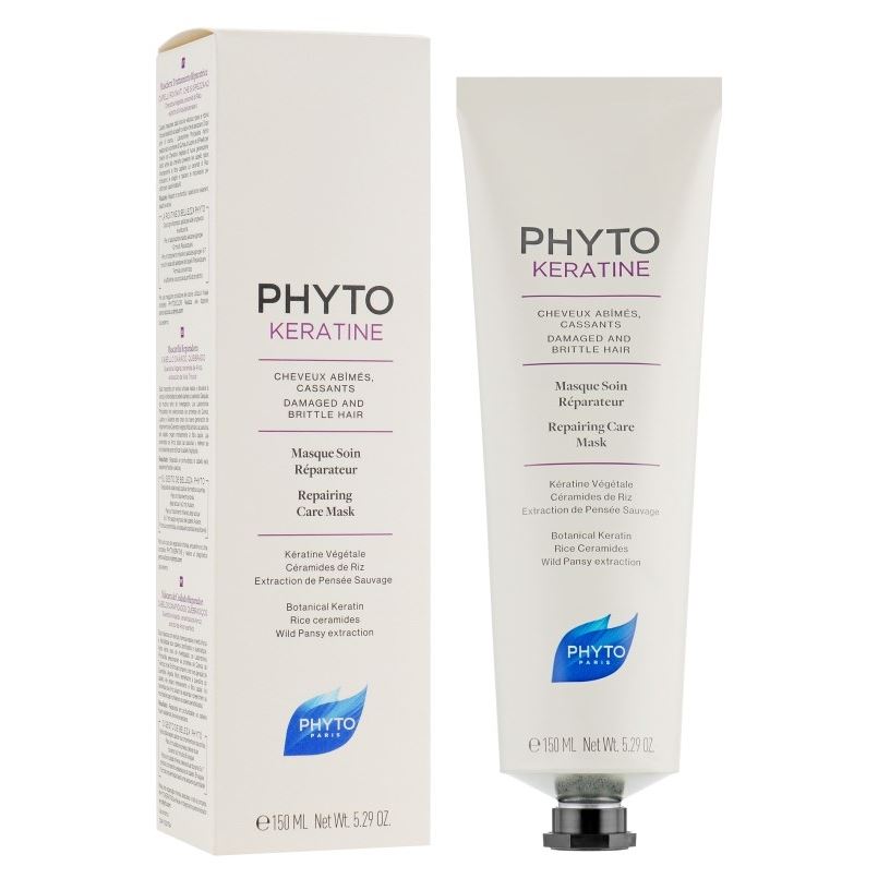 Phyto Интенсивный уход за волосам Phytokeratine Repairing Care Mask Восстанавливающая маска -уход