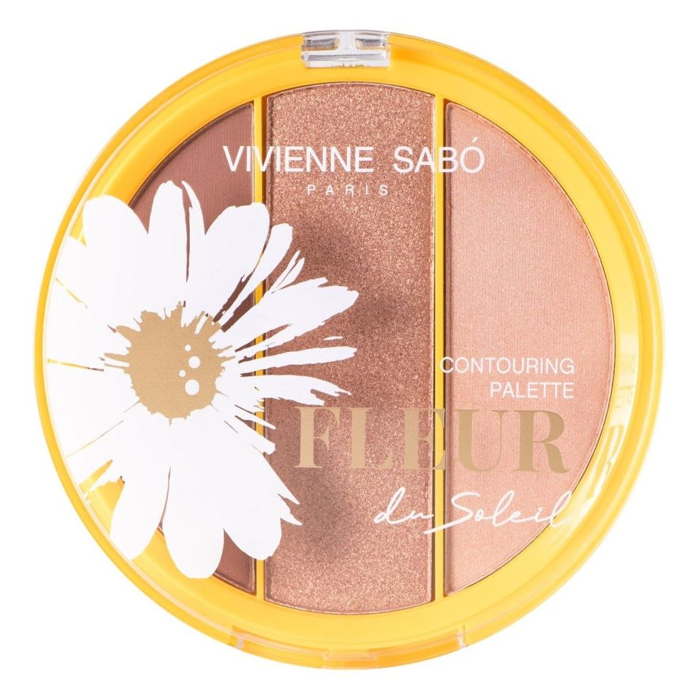 Vivienne Sabo Make Up Face palette/ Palette pour le visage "Fleur du soleil" Палетка для лица