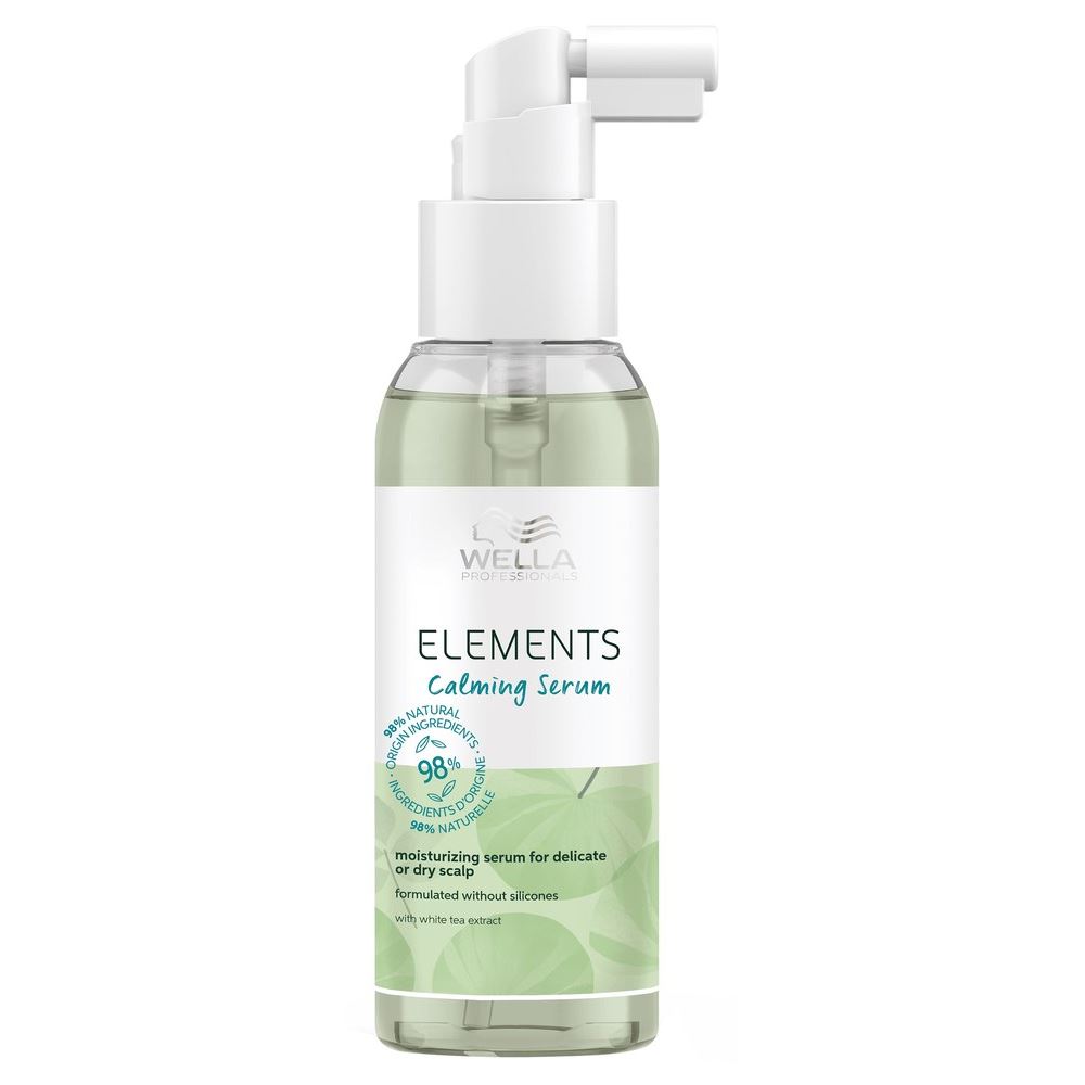 Wella Professionals Elements Calming Serum Успокаивающая увлажняющая сыворотка для чувствительной или сухой кожи головы