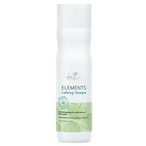 Wella Professionals Elements Calming Shampoo Успокаивающий мягкий шампунь для чувствительной или сухой кожи головы