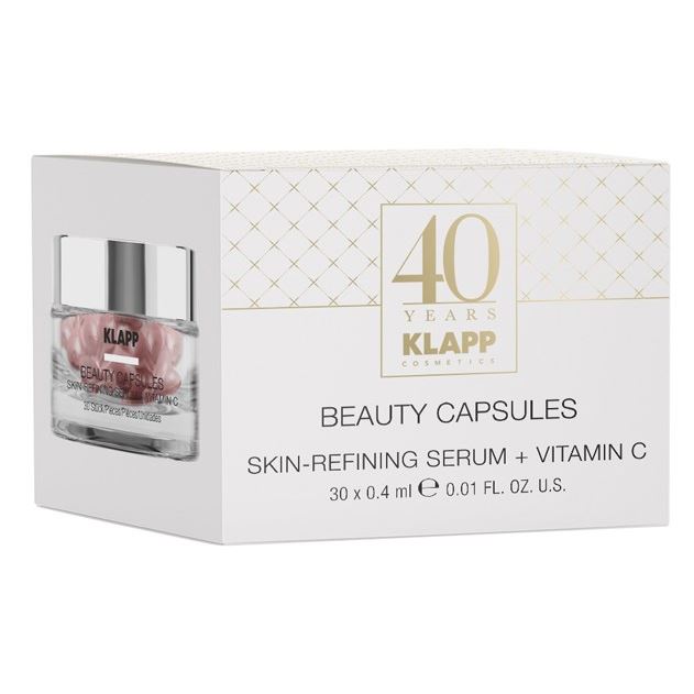 Klapp Skin Care Beauty Capsules Skin-Refining Serum + Vitamin C Капсулы для лица