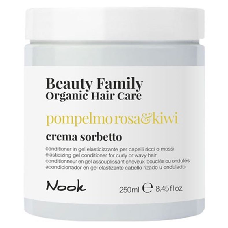 Nook Beauty Family Pompelmo Rosa & Kiwi  Crema Sorbetto Гель-кондиционер восстанавливающий для кудрявых или волнистых волос 
