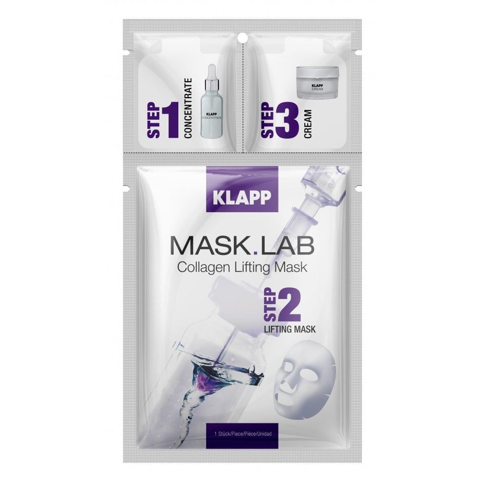 Klapp Hyluronic Immun MASK.LAB Collagen Lifting Mask Набор масок