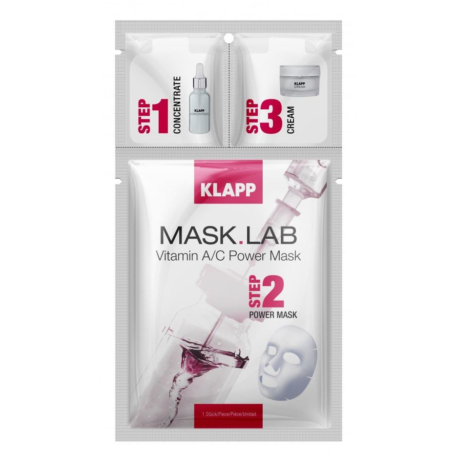 Klapp Hyluronic Immun MASK.LAB Vitamin A/C Mask Набор масок