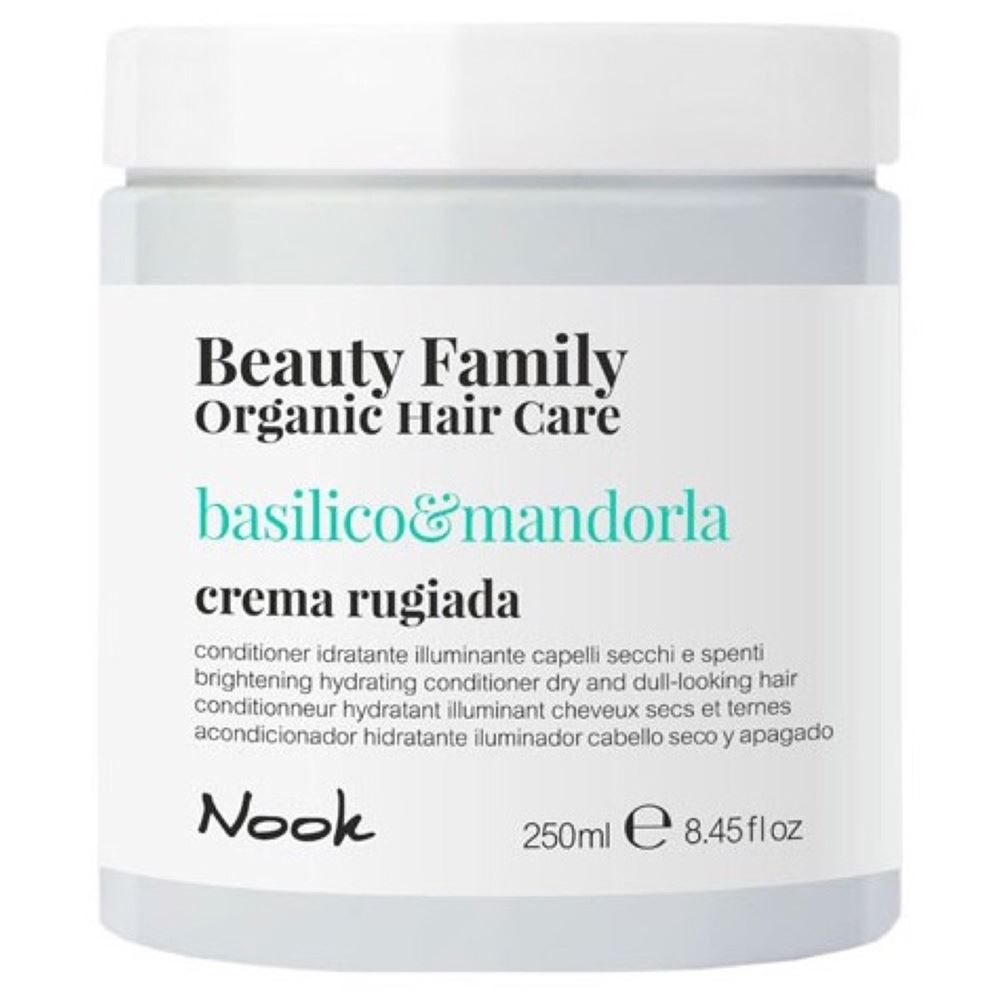 Nook Beauty Family Basilico & Mandorla Crema Rugiada Крем-кондиционер для сухих и тусклых волос