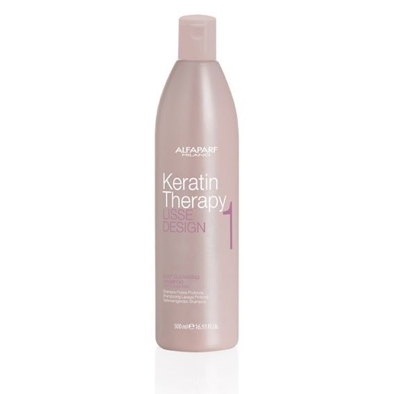 Alfaparf Milano Lisse Design Kerarin Therapy  Deep Cleansing Shampoo Кератиновый шампунь глубоко очищающий для волос