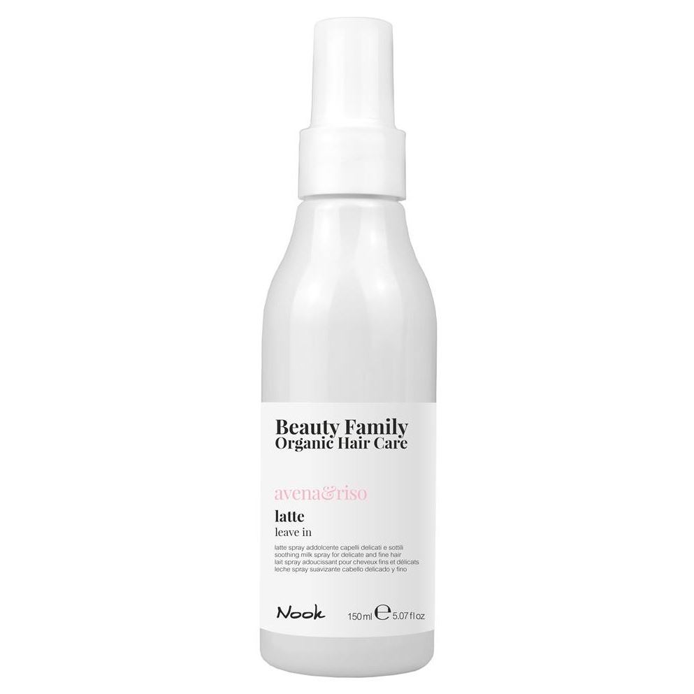 Nook Beauty Family Avena & Riso Latte Leave In Молочко-спрей успокаивающее, распутывающее для тонких и ломких волос