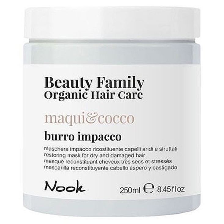 Nook Beauty Family Maqui & Cocco Burro Impacco Восстанавливающая маска для сухих и поврежденных волос