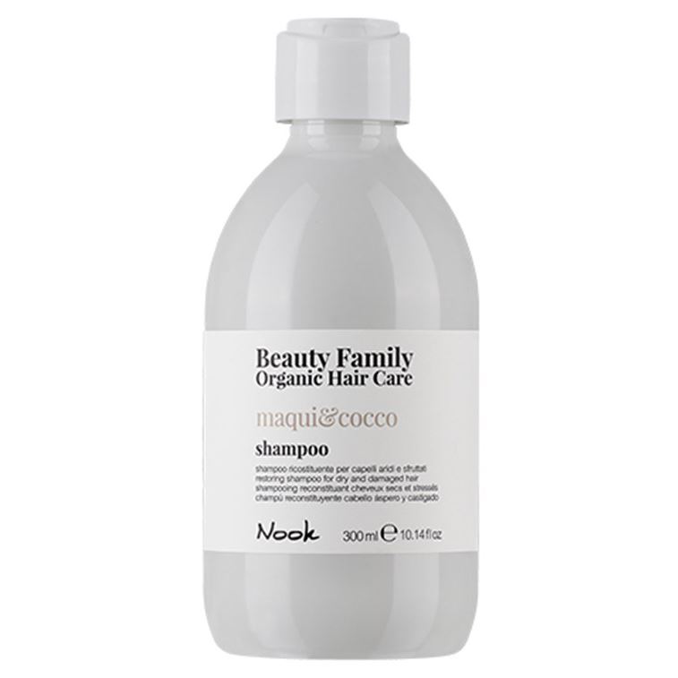 Nook Beauty Family Maqui & Cocco Shampoo  Шампунь восстанавливающий для сухих и поврежденных волос