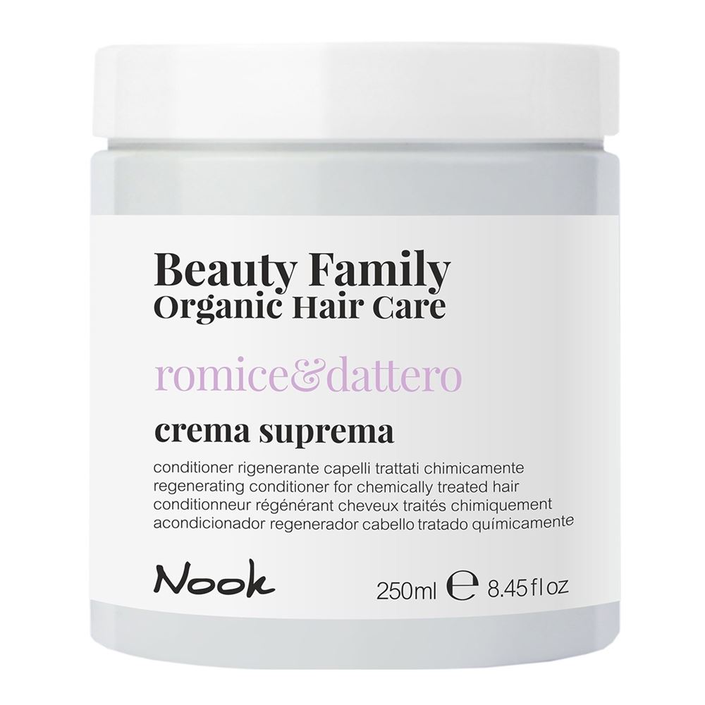 Nook Beauty Family Romice & Dattero Crema Suprema Восстанавливающий крем-кондиционер для химически обработанных волос