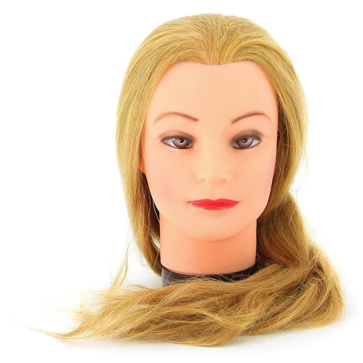 Dewal Professional Аксессуары для волос M-4151XL-408 Голова учебная DEWAL "блондинка", натурал.волосы 50-60 см M-4151XL-408 Голова учебная DEWAL "блондинка", натурал.волосы 50-60 см