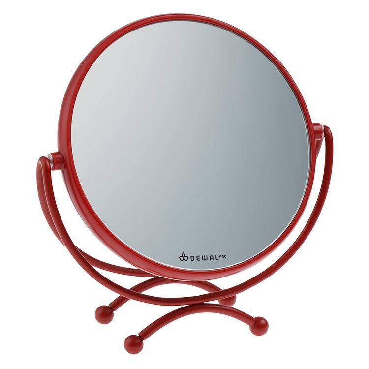 Dewal Professional Аксессуары для макияжа MR-320red Зеркало DEWAL , в красной оправе, пластик/металл, 18,5 х 19 см MR-320red Зеркало DEWAL , в красной оправе, пластик/металл, 18,5 х 19 см
