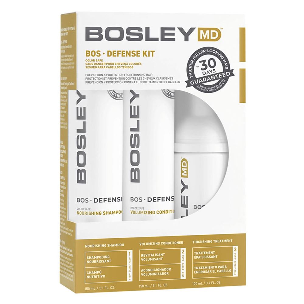 Bosley Желтая Система MD Color Safe Starter Pack Система для предотвращения истончения и выпадения волос