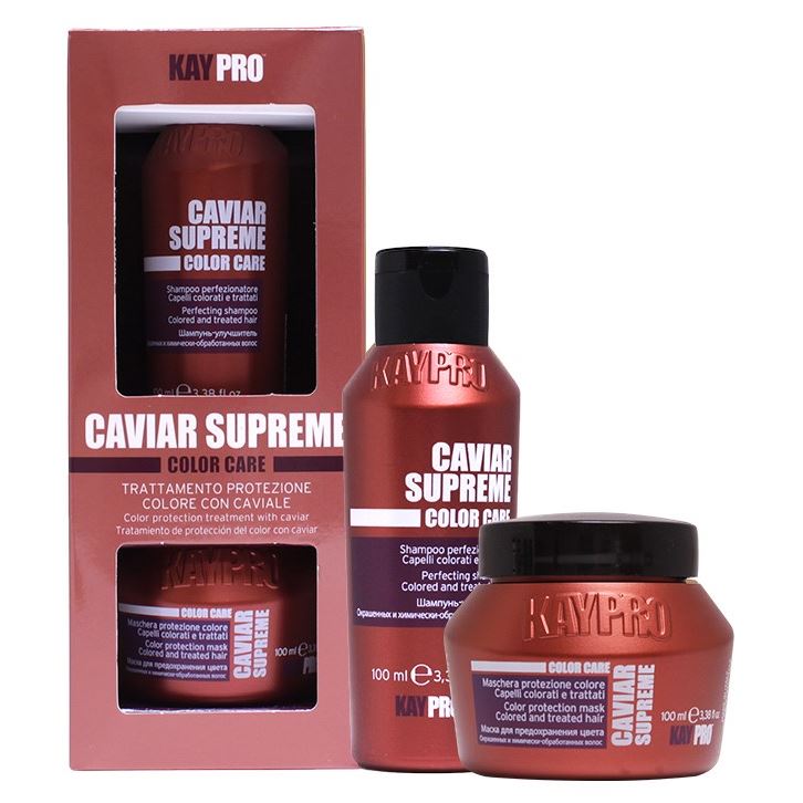 KAYPRO Caviar Supreme Caviar Supreme Set Набор для окрашенных волос Защита цвета: шампунь, маска 