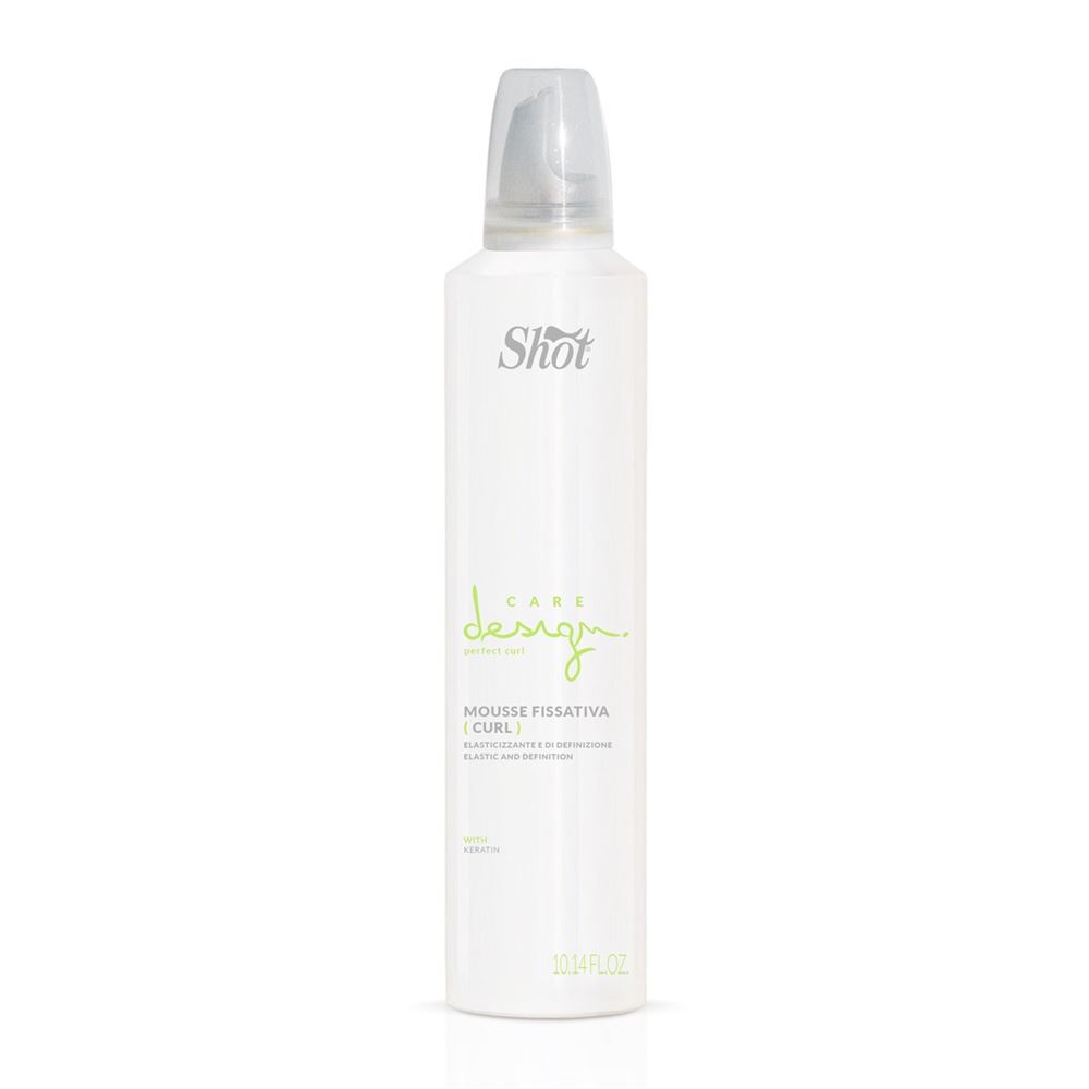Shot Care&Glamour Care Design Perfect Curl Mousse Fissativa (Curl) With Keratin Мусс для вьющихся волос