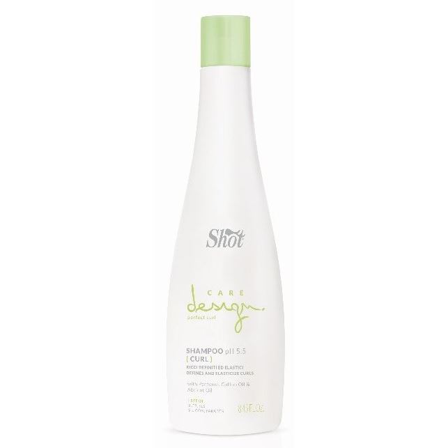 Shot Care&Glamour Care Design Perfect Curl Shampoo pH 5.5 (Curl)  Шампунь для вьющихся волос и волос с химической завивкой 