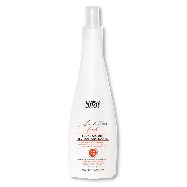 Shot DNA & Ambition Color Ambition Tech Acidifying Technical Equalizer Post-Color And Treatments pH 3.0 Спрей-эквалайзер стабилизирующий технический рH 3.0