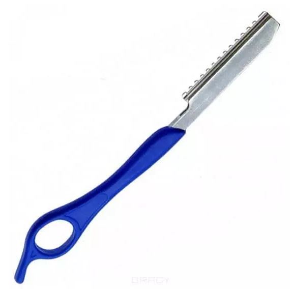 Kiepe Professional Accessories 122 Бритва парикмахерская пласт.ручка + комп.лезвий "Две жизни" Бритва парикмахерская пласт.ручка + комп.лезвий "Две жизни"