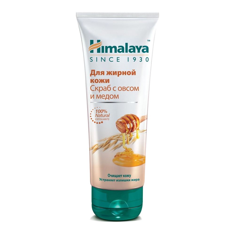 Himalaya Herbals Cleansing Скраб для жирной кожи с овсом и медом Himalaya since 1930 Скраб для жирной кожи с овсом и медом Himalaya since 1930