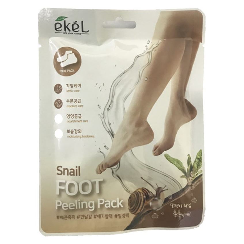 Ekel Body Care Snail Foot Peeling Pack  Пилинг-носочки с муцином улитки