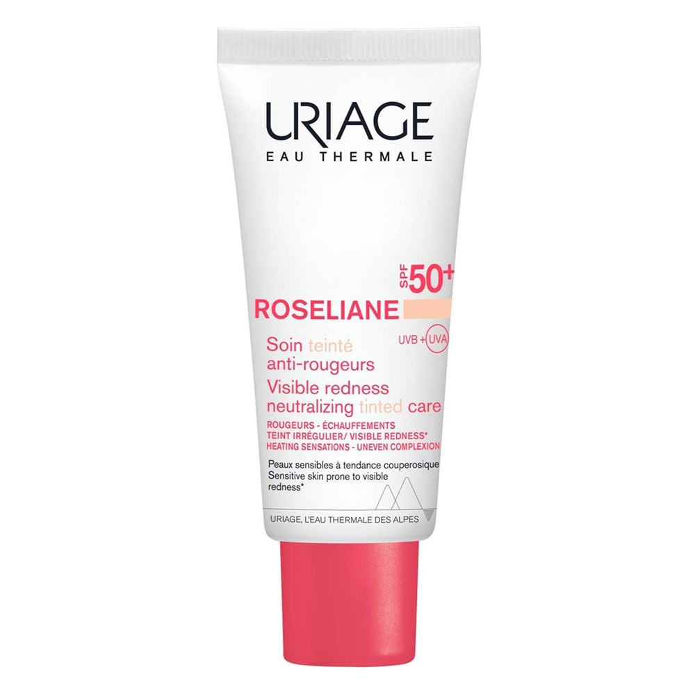 Uriage Roseliane Roseliane CC Creme SPF 50+ Tinted Care Розельян Крем СС SPF 50+ с тональным эффектом