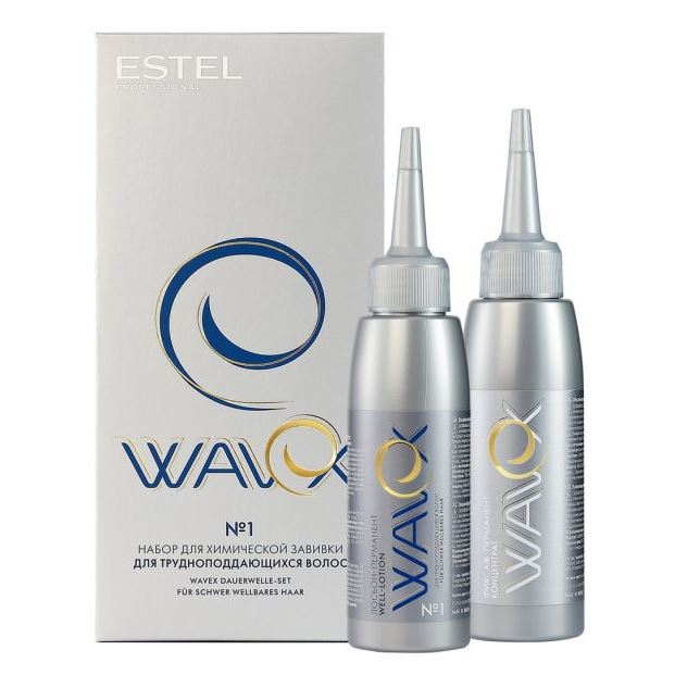 Estel Professional Permanent Wave Wavex Набор для химической завивки волос для трудноподдающихся волос NW/1 Набор для химической завивки Wavex для трудноподдающихся волос