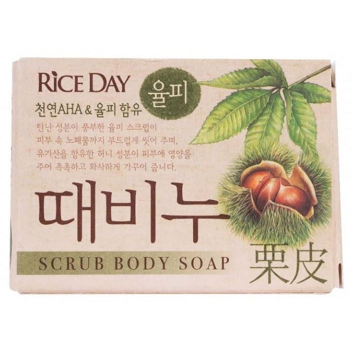 Lion Soap Scrub Body Soap Chestnut Мыло-скраб для тела с медом и каштаном 