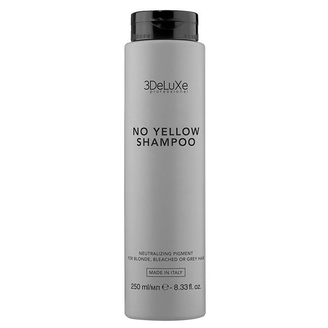 3DeLuXe Professional Hair Care Shampoo No Yellow Шампунь для нейтрализации желтизны волос 