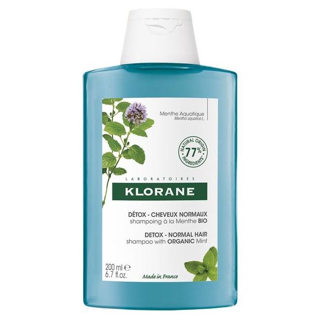Klorane Your Hair Шампунь - Детокс с органическим экстрактом Водной Мяты Detox Shampoo with Organic Mint