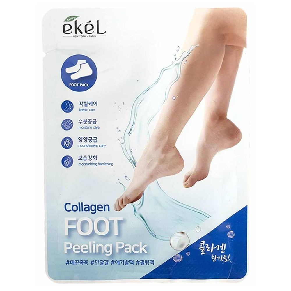 Ekel Body Care Collagen Foot Peeling Pack  Пилинг-носочки с коллагеном 