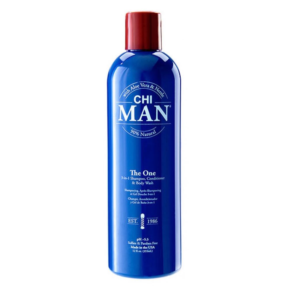 CHI Man The One 3-in-1 Shampoo, Conditioner & Body Wash Средство 3 в 1 для мужчин: шампунь, кондиционер и гель для душа