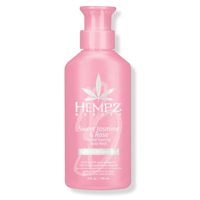 Hempz Body Care Sweet Jasmine & Rose Herbal Foaming Body Wash  Гель для душа Сладкий Жасмин и Роза
