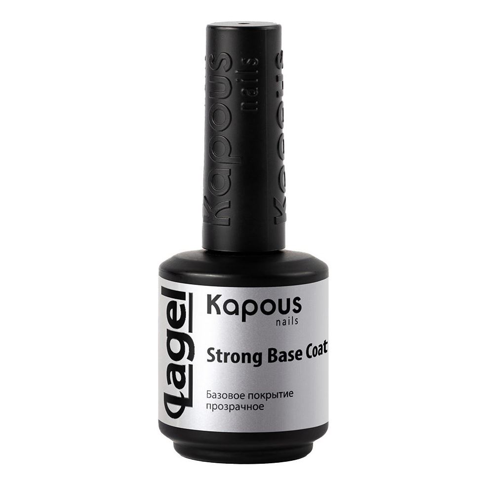 Kapous Professional Manicure & Pedicure Strong Base Coat Базовое покрытие прозрачное «Strong Base Coat» 