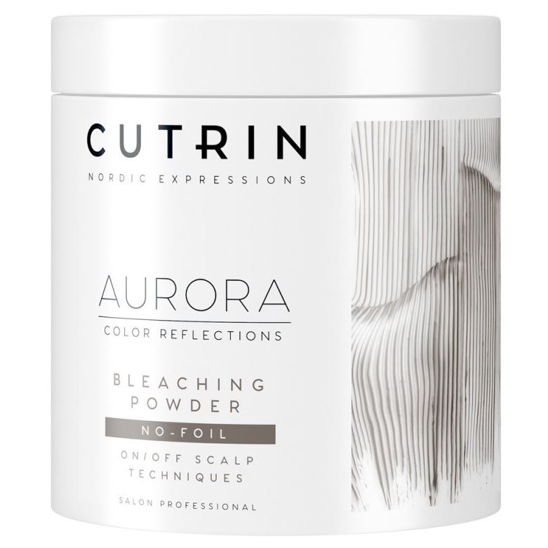 Cutrin Coloring Hair and Perming Aurora Bleach Powder No-Foil  Осветляющий порошок без запаха и аммиака для открытых техник