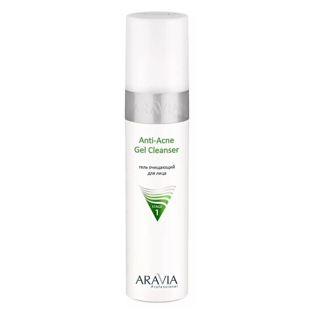 Aravia Professional Профессиональная косметика Anti-Acne Gel Cleanser Гель очищающий для жирной и проблемной кожи лица 